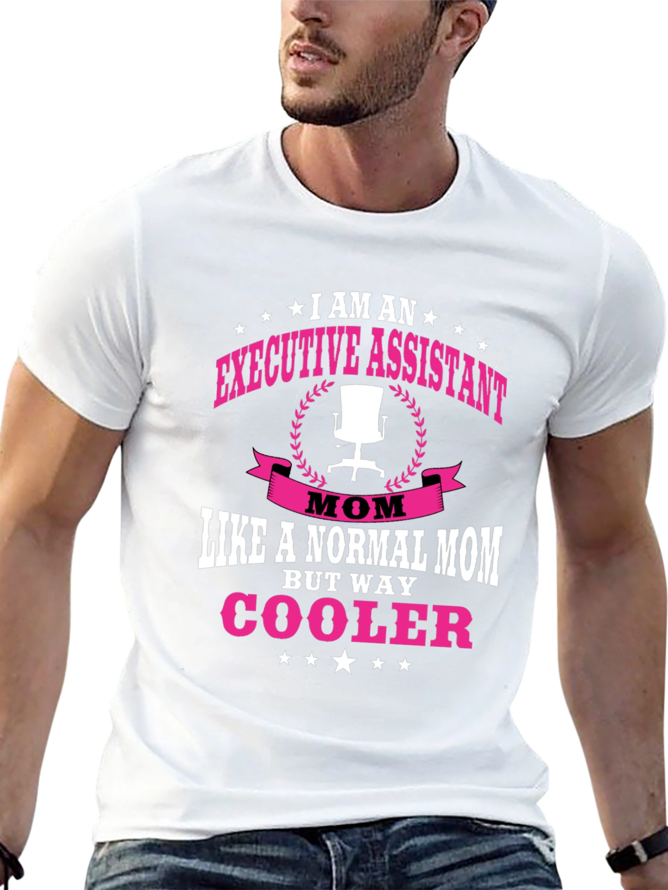 Executive Assistant Mom Black T-Shirt