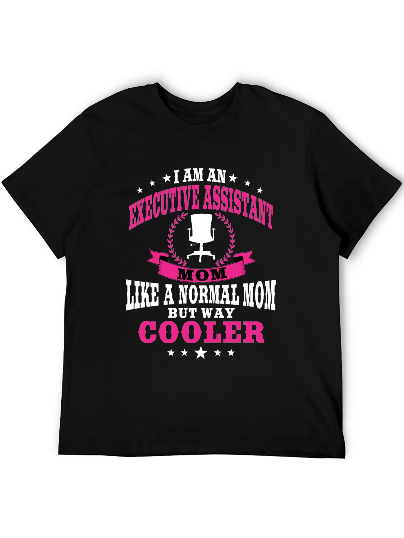 Executive Assistant Mom Black T-Shirt