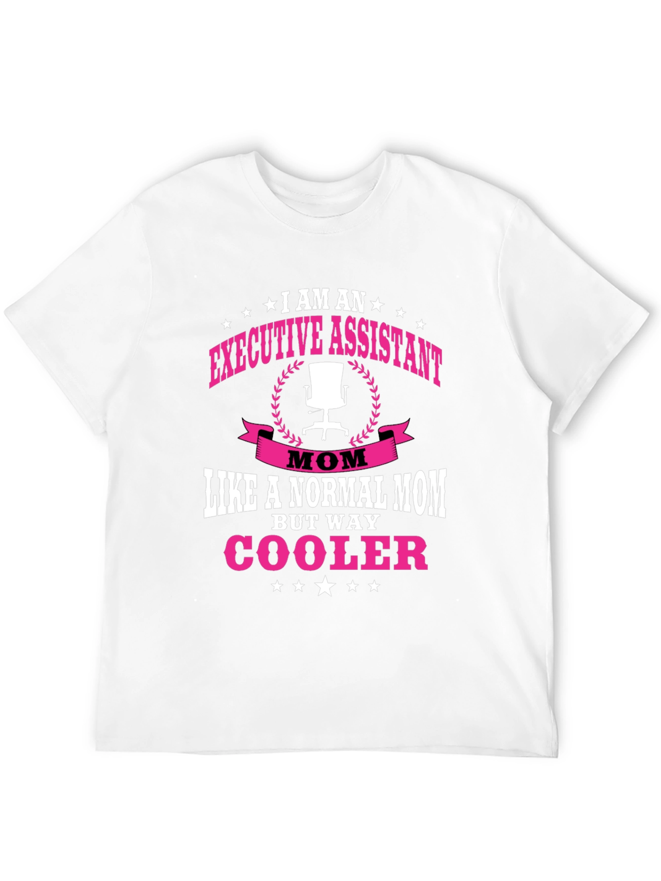 Executive Assistant Mom Black T-Shirt