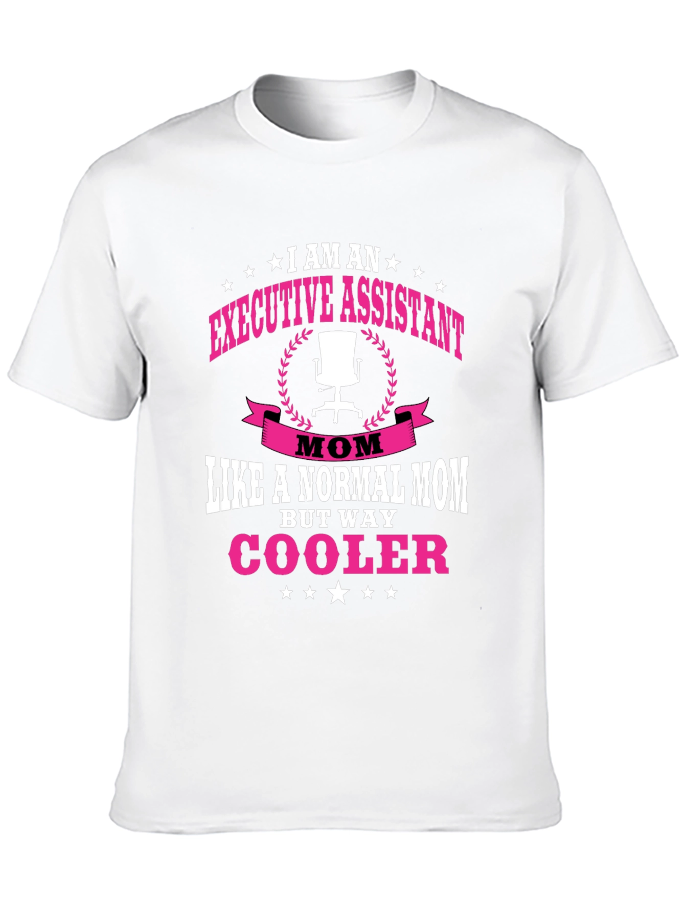 Executive Assistant Mom Black T-Shirt