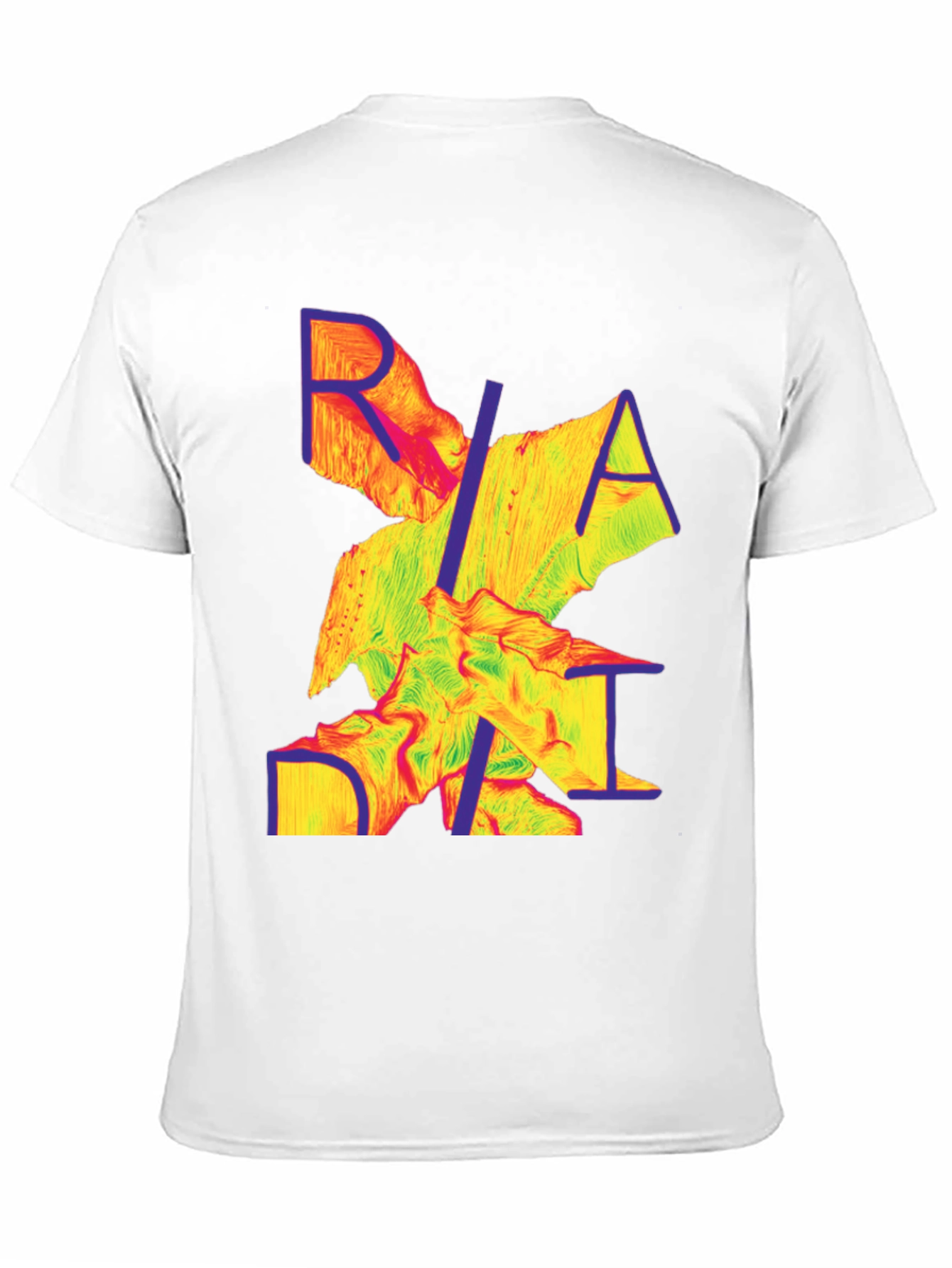 Abstract Graphic Tee - Modern Print Black T-Shirt