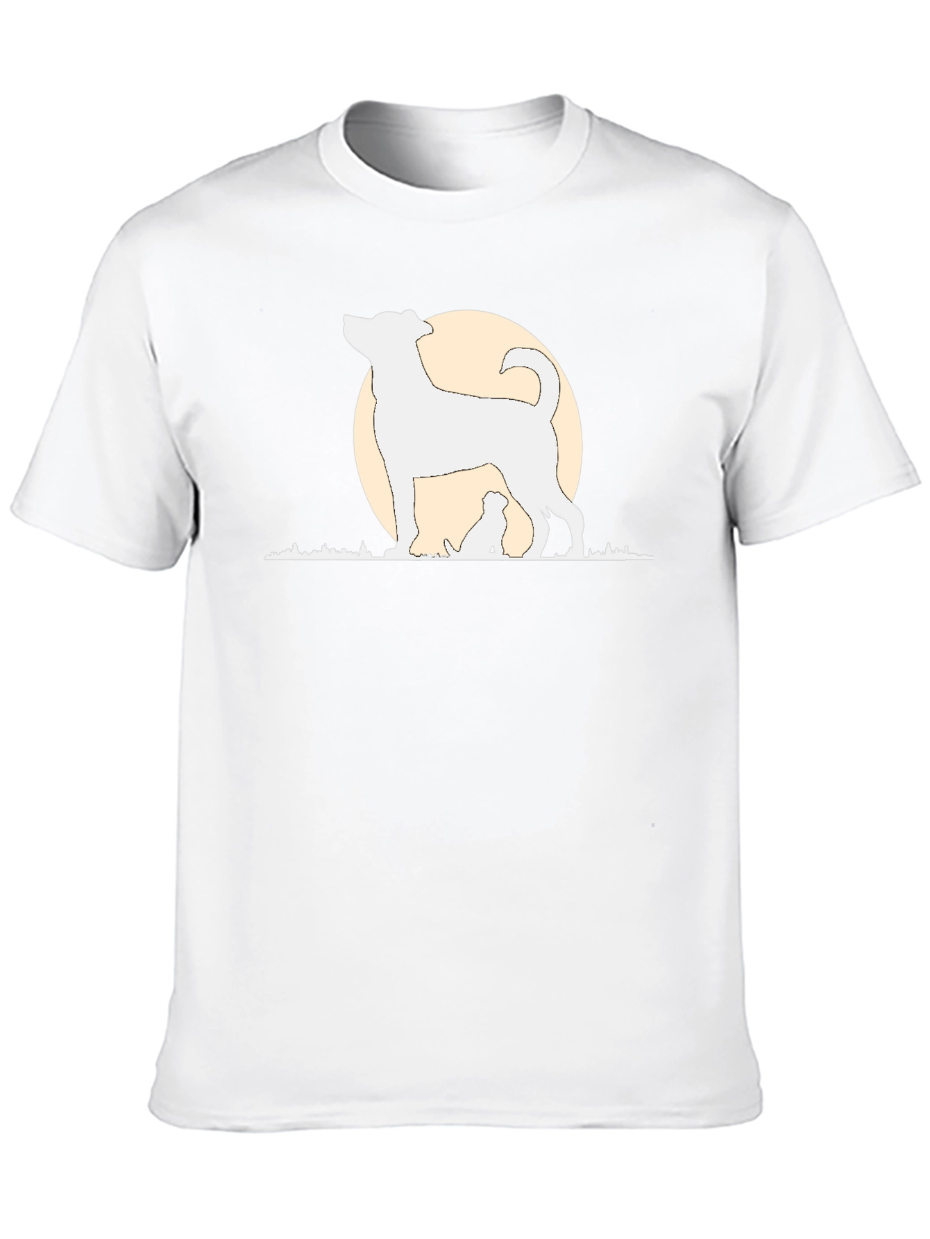 Dog Silhouette T-Shirt