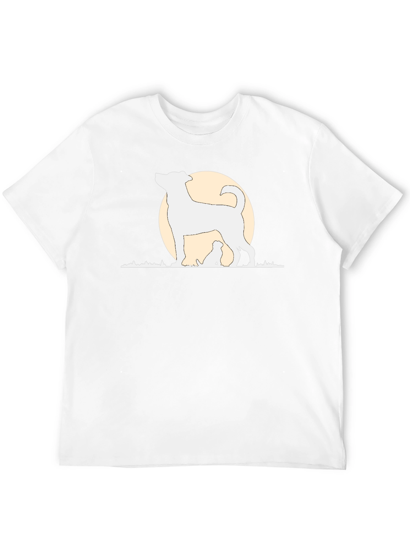 Dog Silhouette T-Shirt
