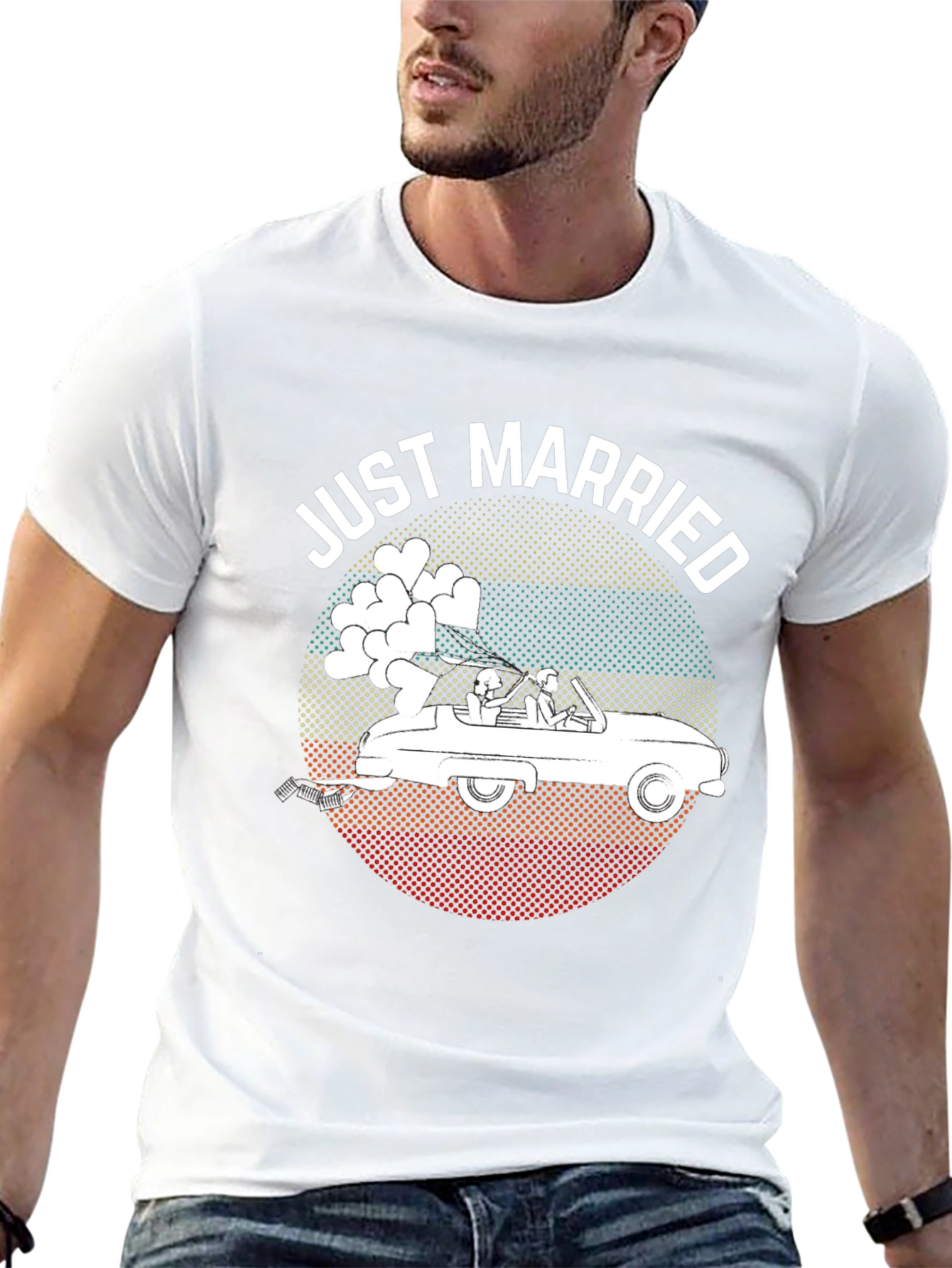Just Married Graphic Tee