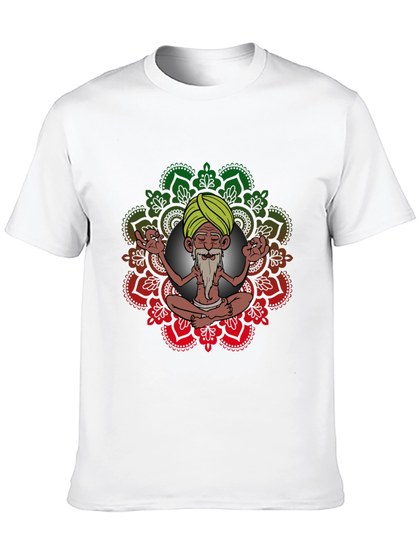 Yoga Guru Graphic Tee - Meditate in Style!
