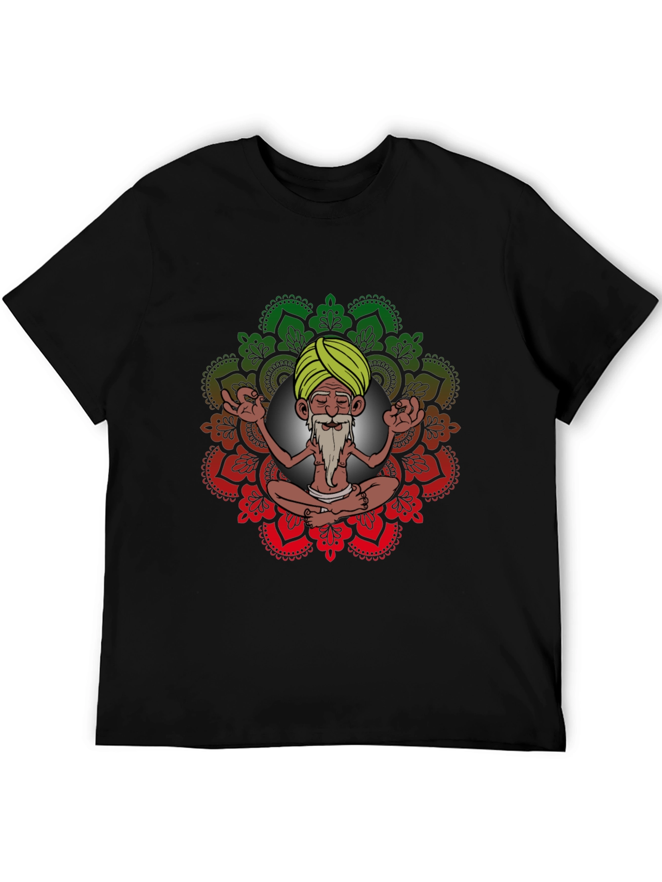 Yoga Guru Graphic Tee - Meditate in Style!