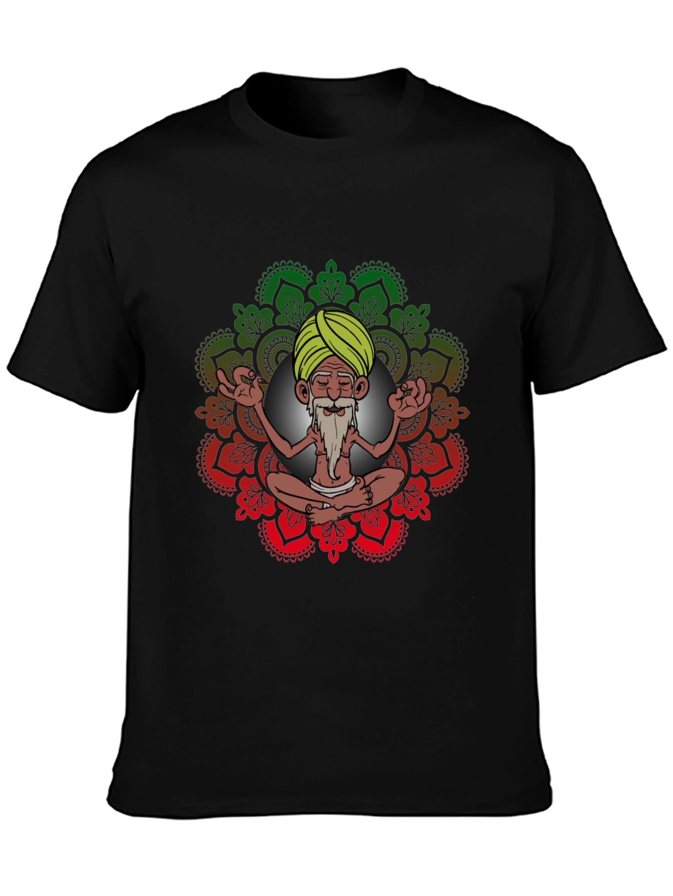 Yoga Guru Graphic Tee - Meditate in Style!