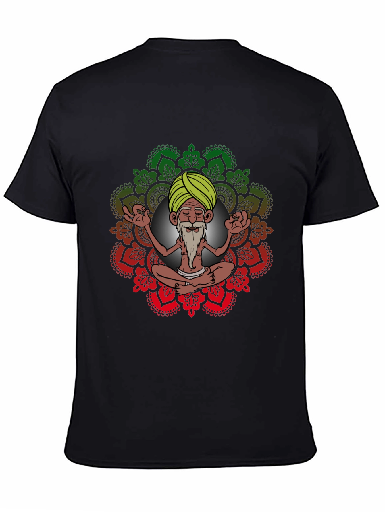 Yoga Guru Graphic Tee - Meditate in Style!