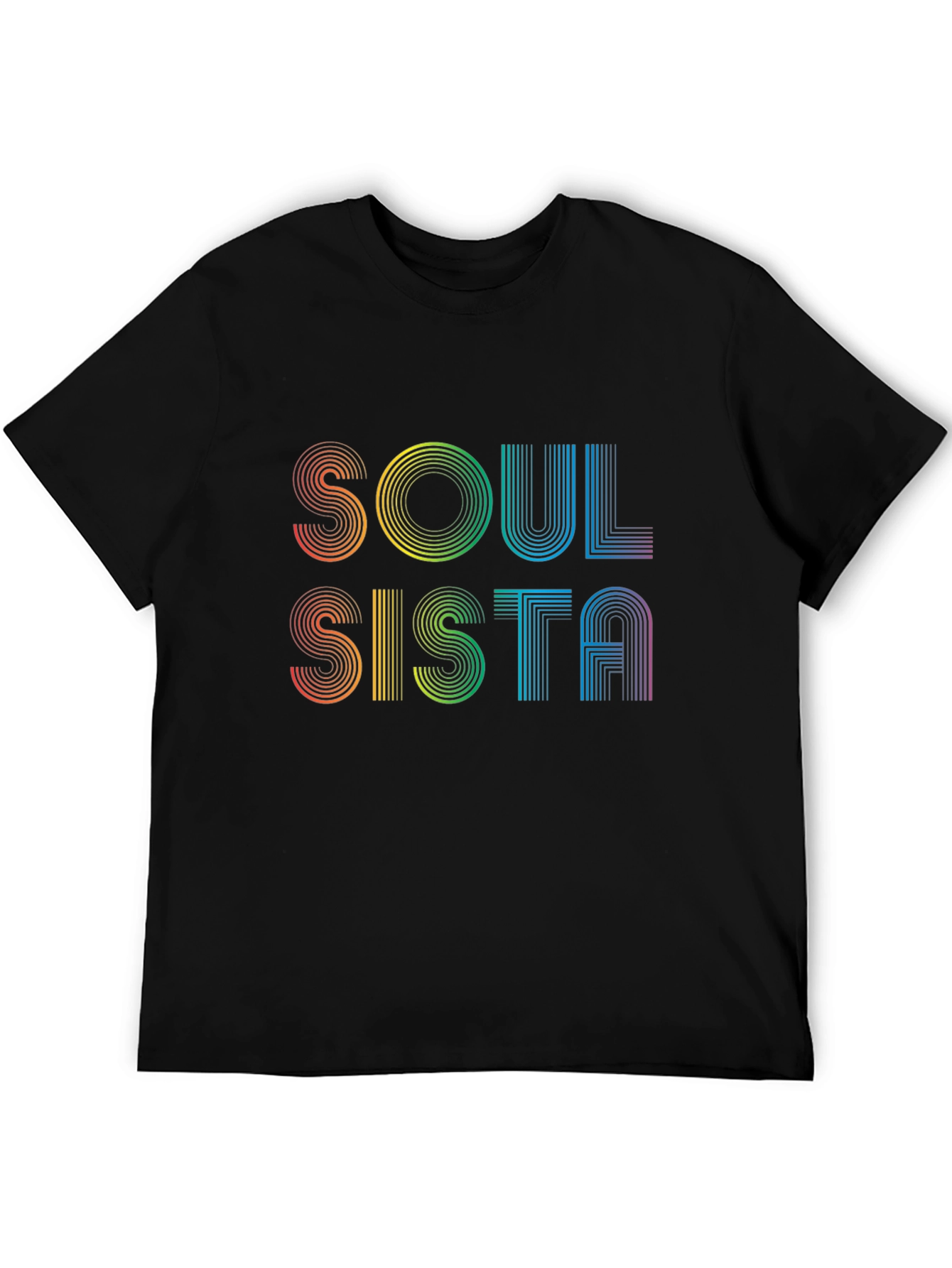 Soul Sista Retro Rainbow T-Shirt