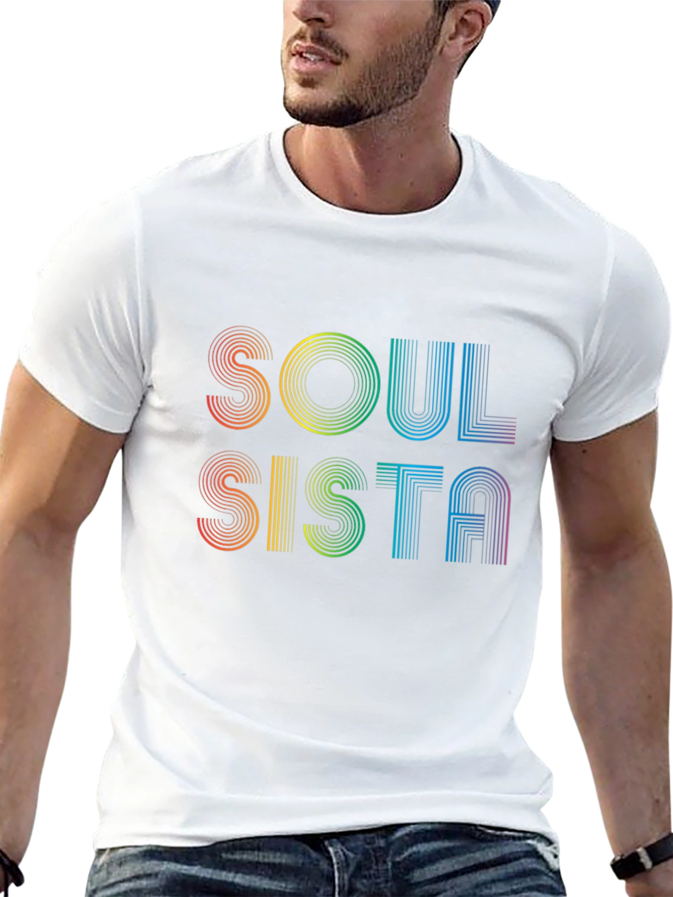 Soul Sista Retro Rainbow T-Shirt