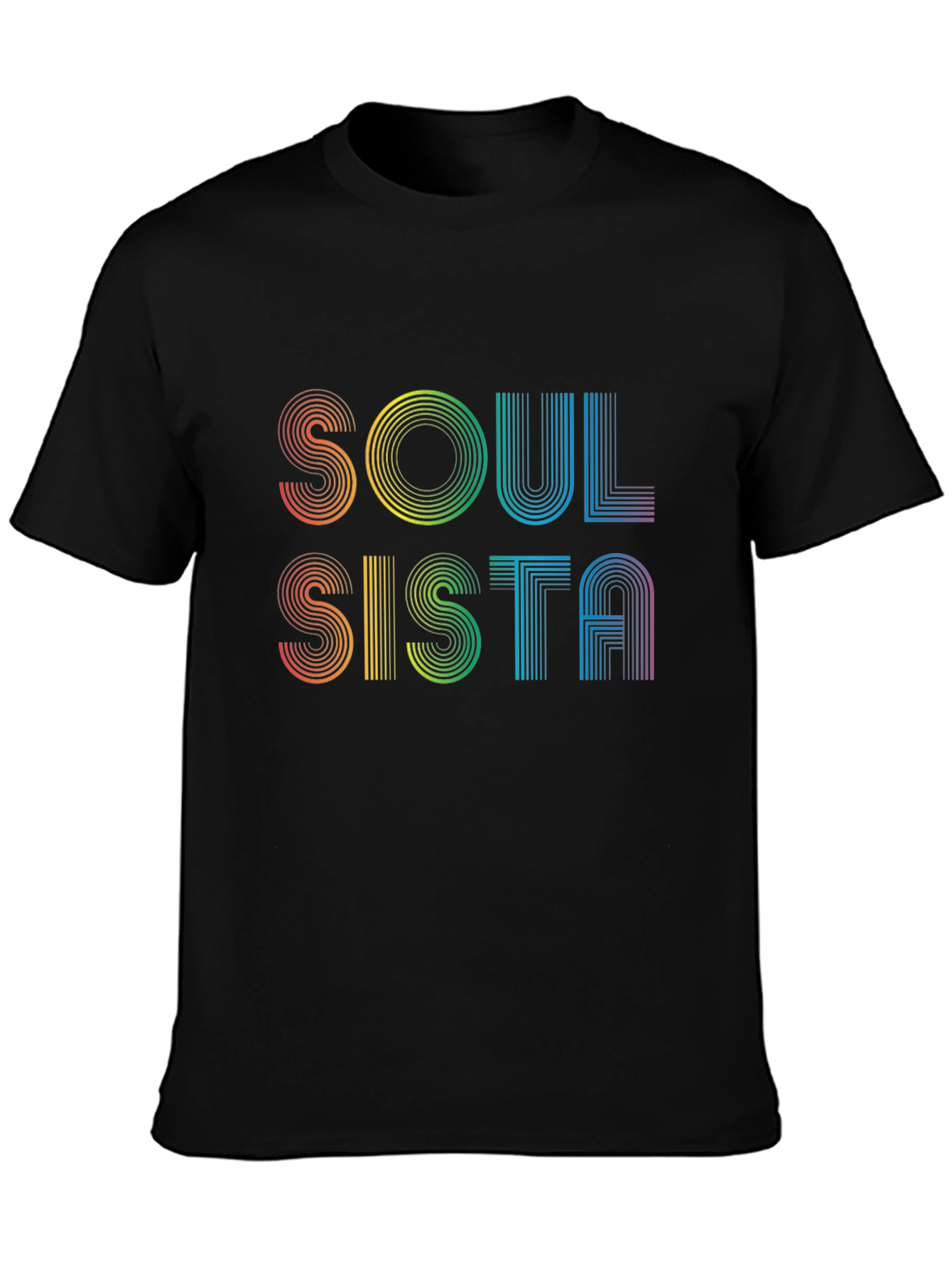 Soul Sista Retro Rainbow T-Shirt