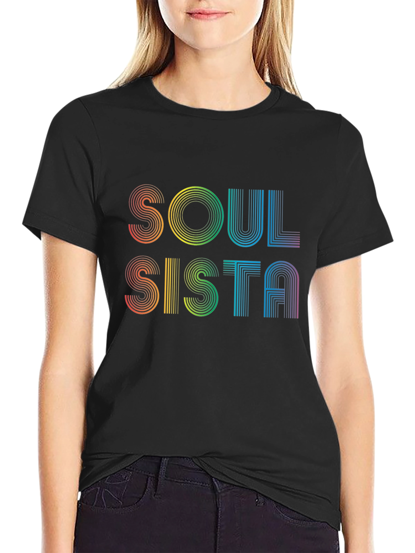 Soul Sista Retro Rainbow T-Shirt