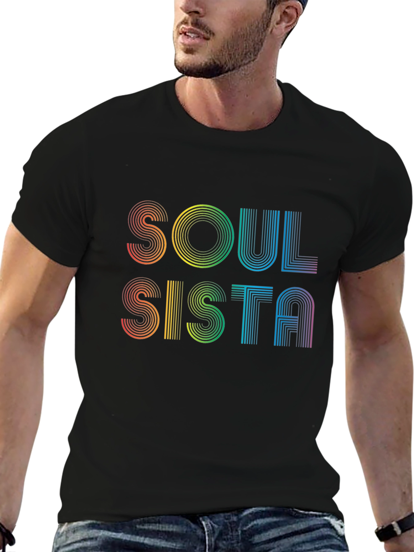 Soul Sista Retro Rainbow T-Shirt