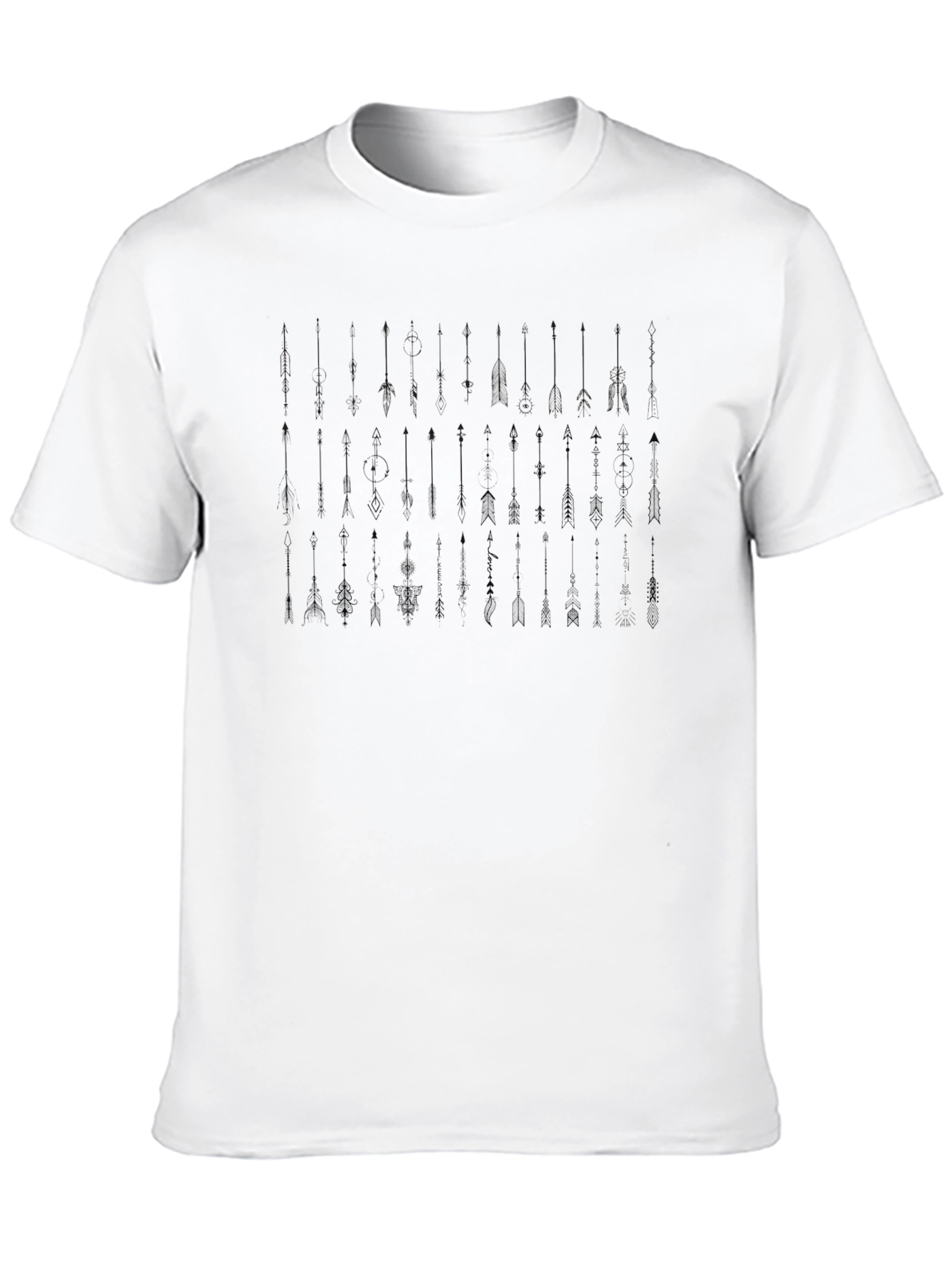 Mens Black Crew Neck T-Shirt - Everyday Casual Wear