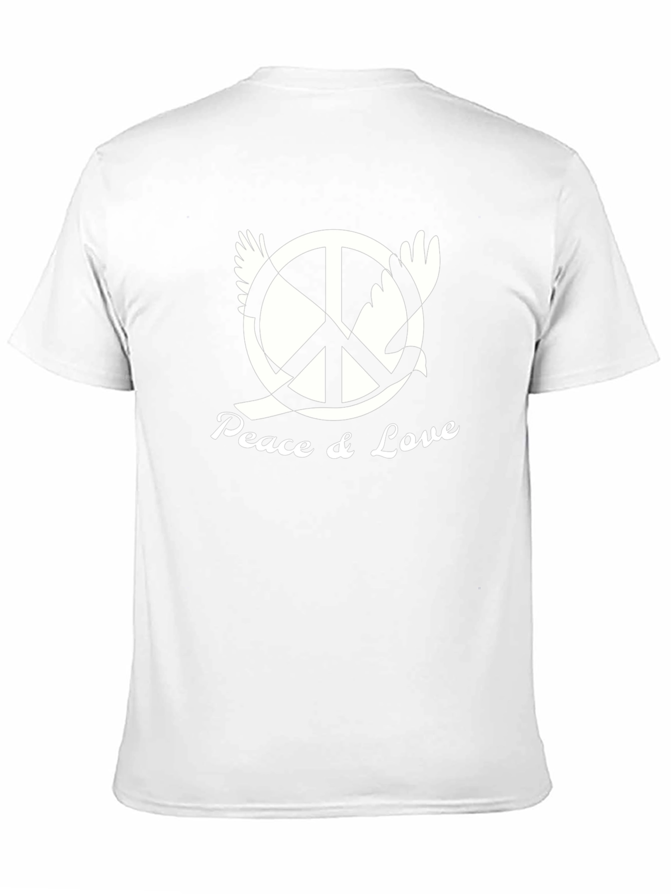 Peace & Love Graphic Tee - Black