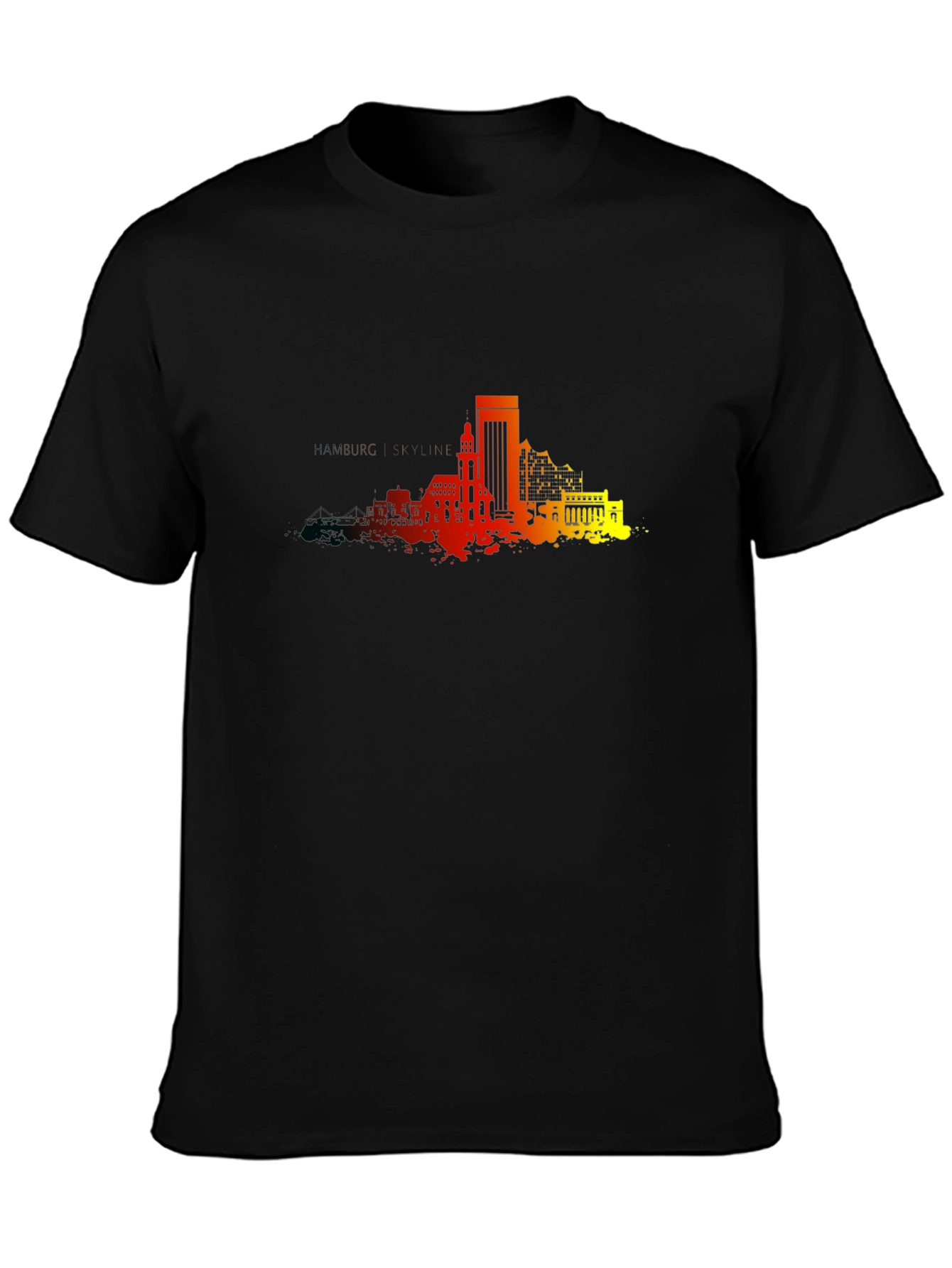 Urban Skyline Graphic Tee - Modern Cityscape Design