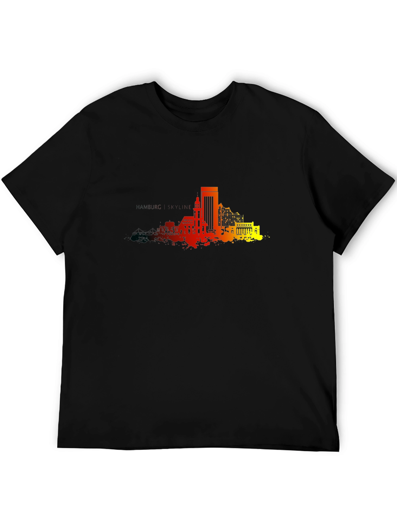 Urban Skyline Graphic Tee - Modern Cityscape Design