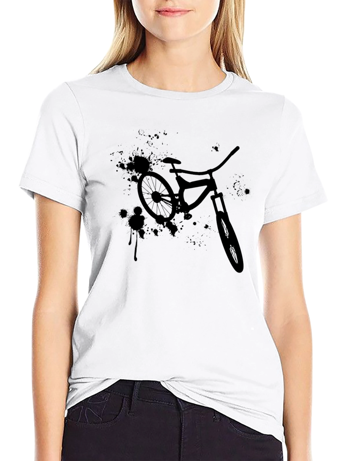 Mountain Bike Graphic Tee - Black