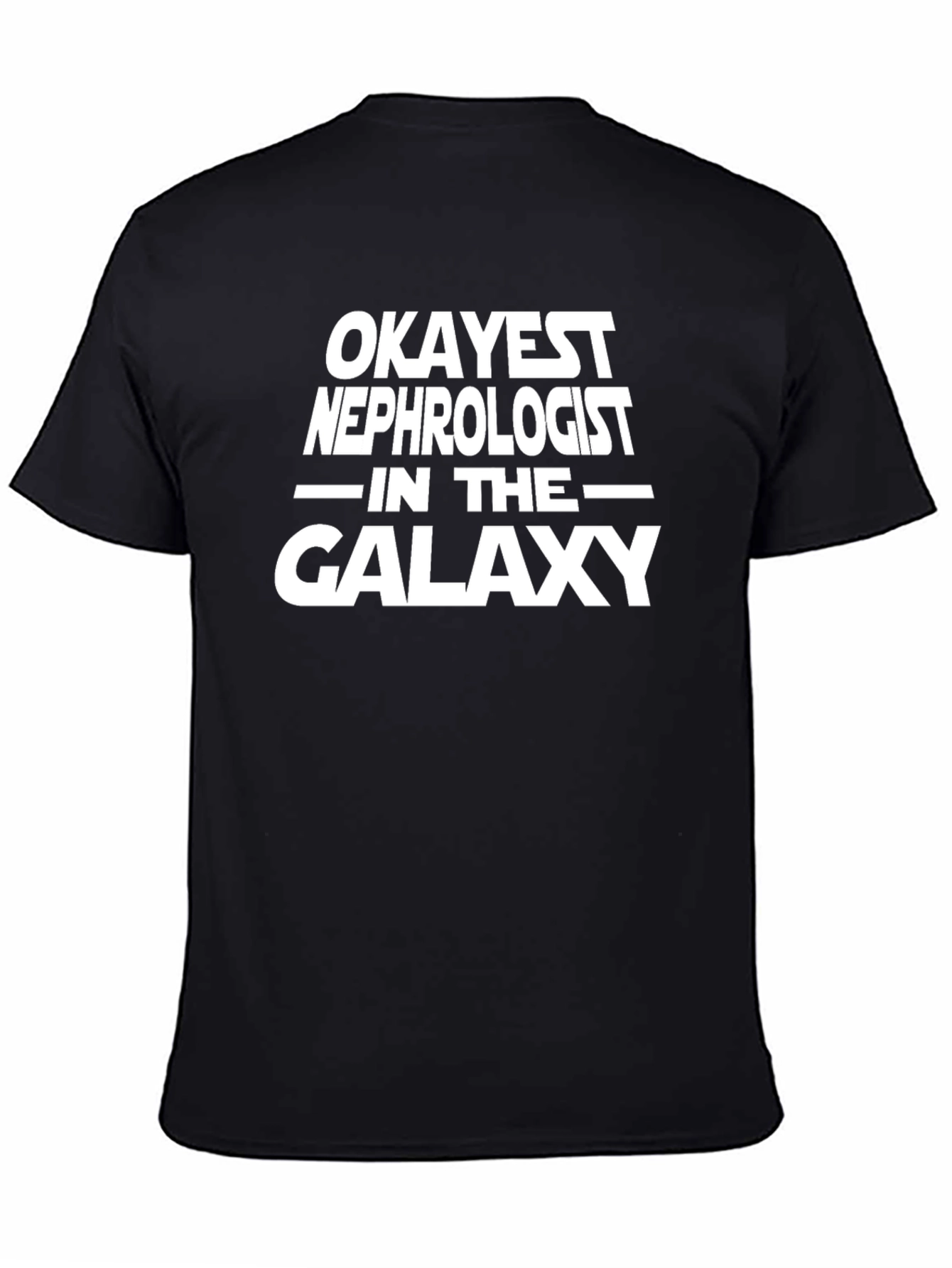 Okayest Nephrologist Galaxy Black T-Shirt