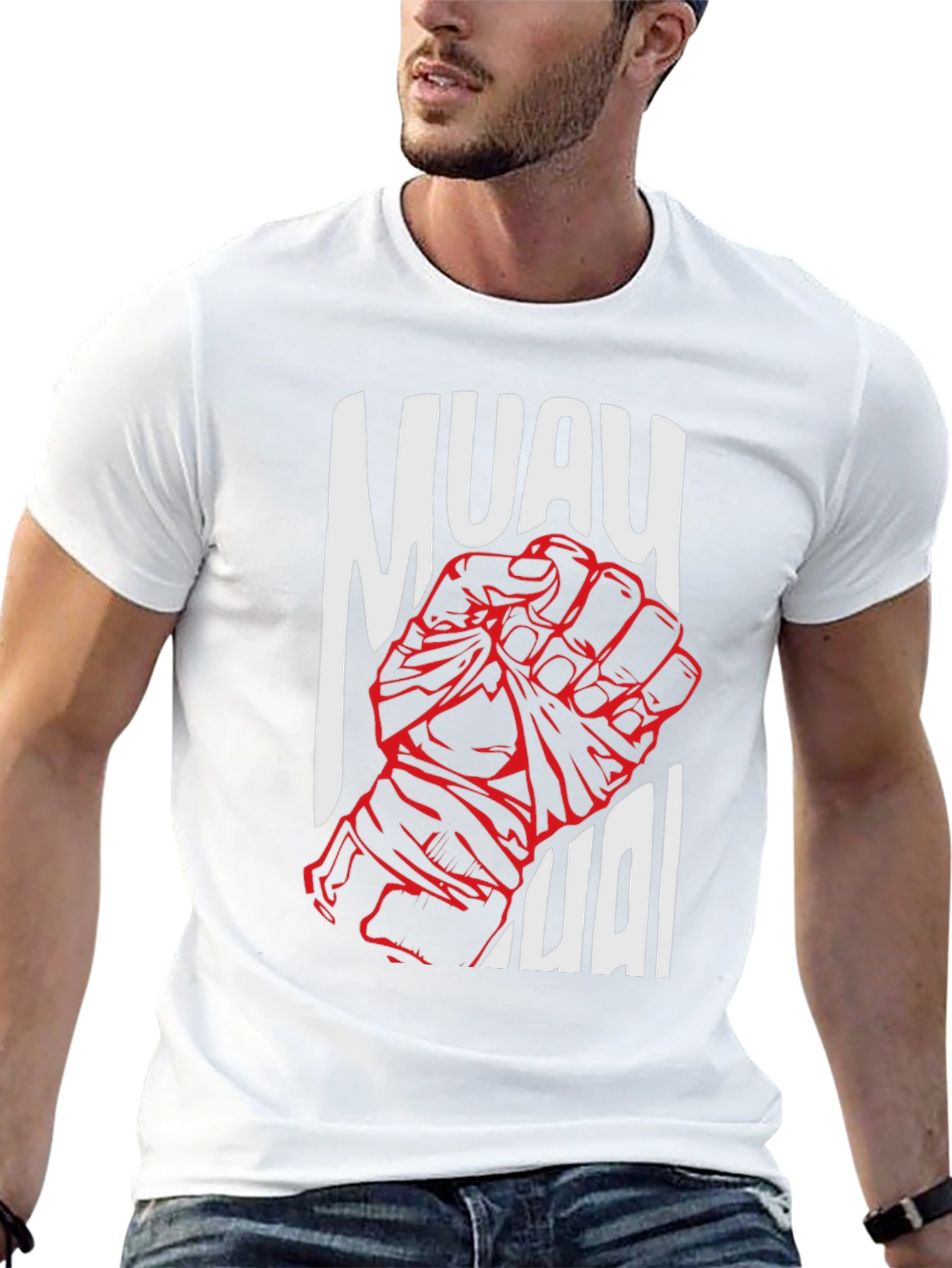 Muay Thai Fist Graphic T-Shirt