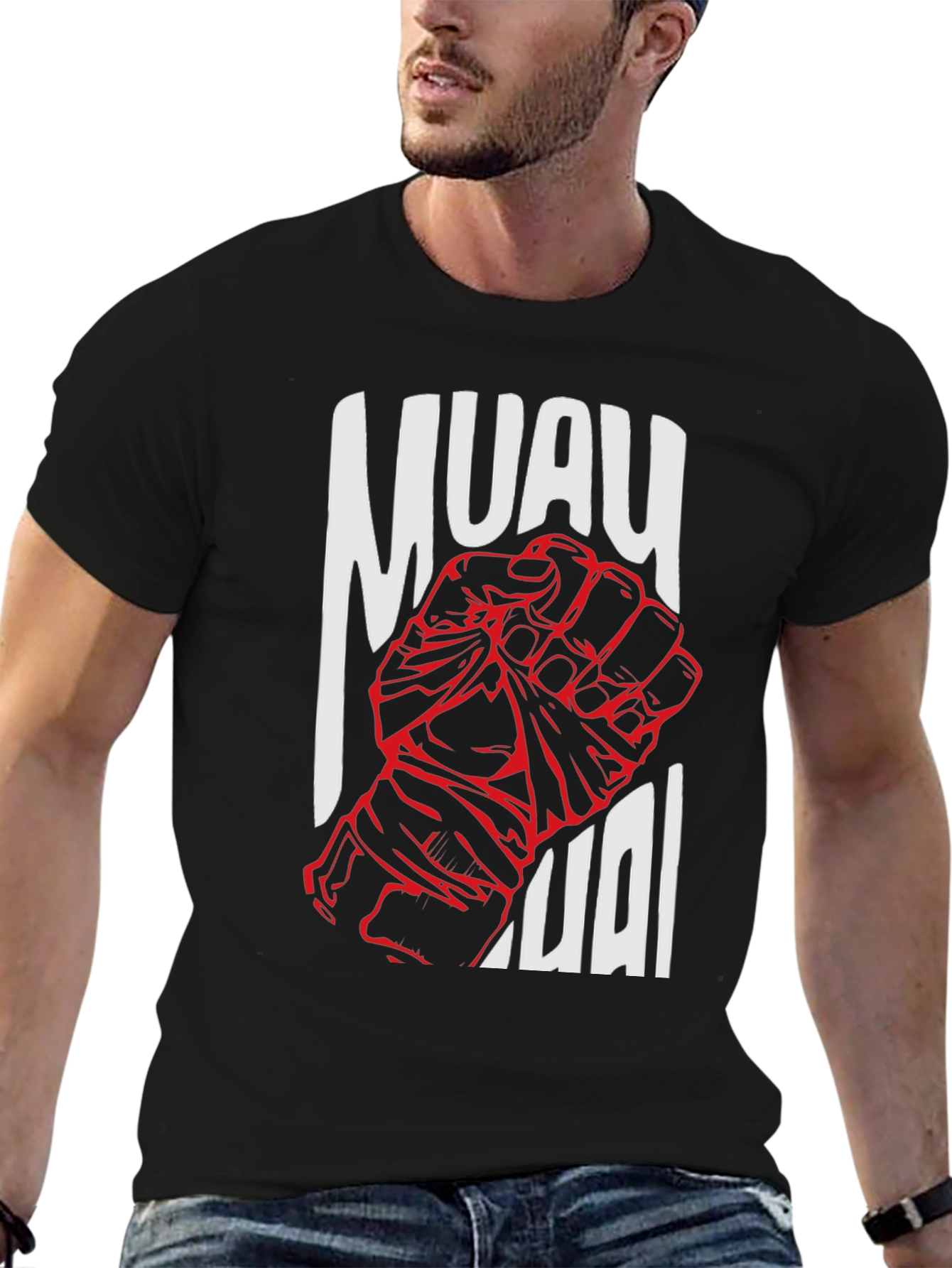 Muay Thai Fist Graphic T-Shirt
