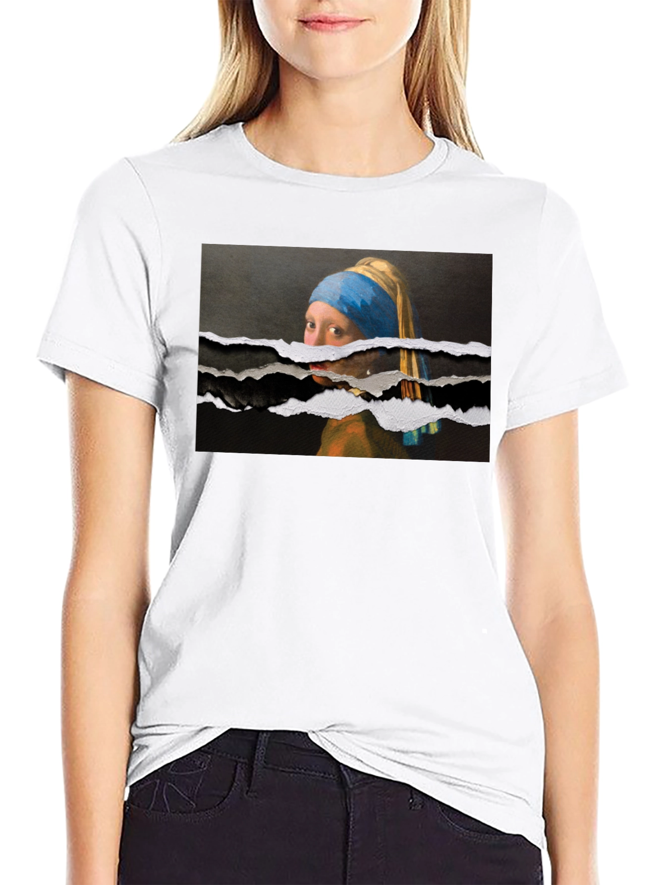 Girl With a Pearl Earring Graphic T-Shirt