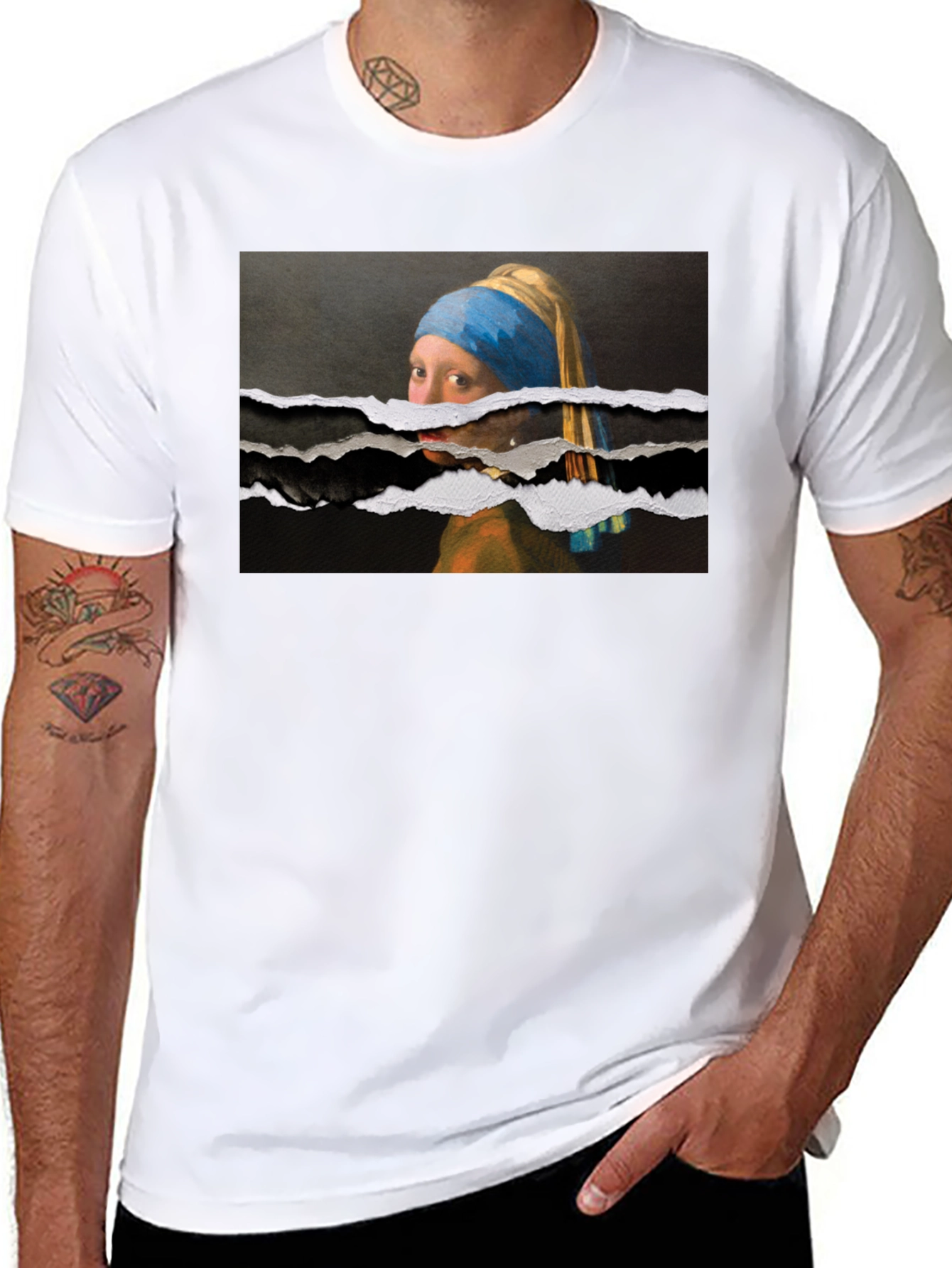 Girl With a Pearl Earring Graphic T-Shirt