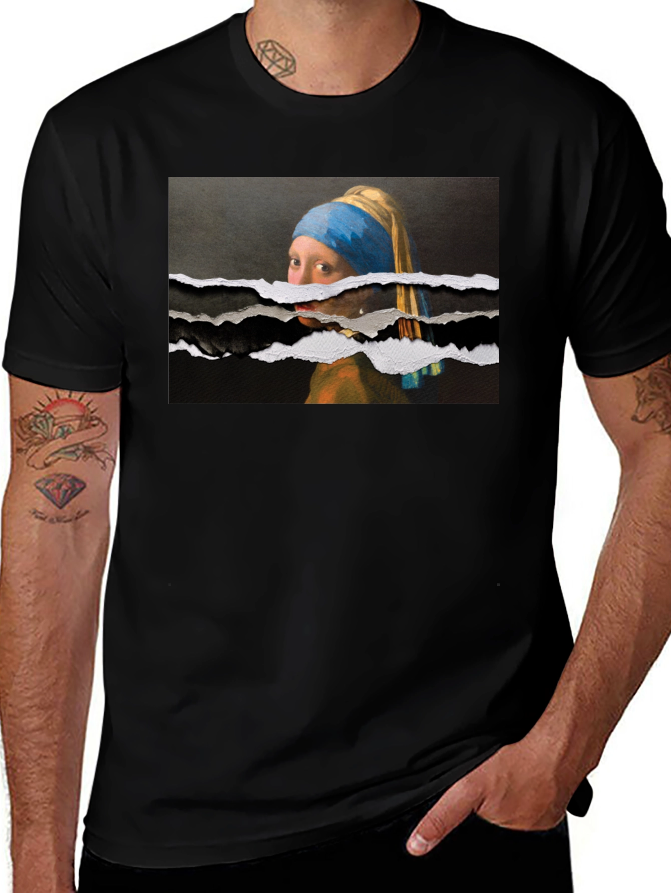 Girl With a Pearl Earring Graphic T-Shirt