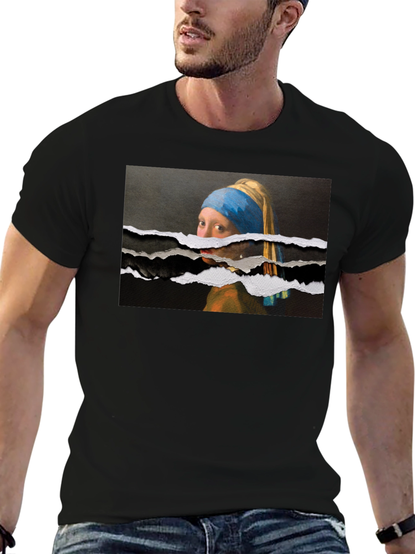 Girl With a Pearl Earring Graphic T-Shirt
