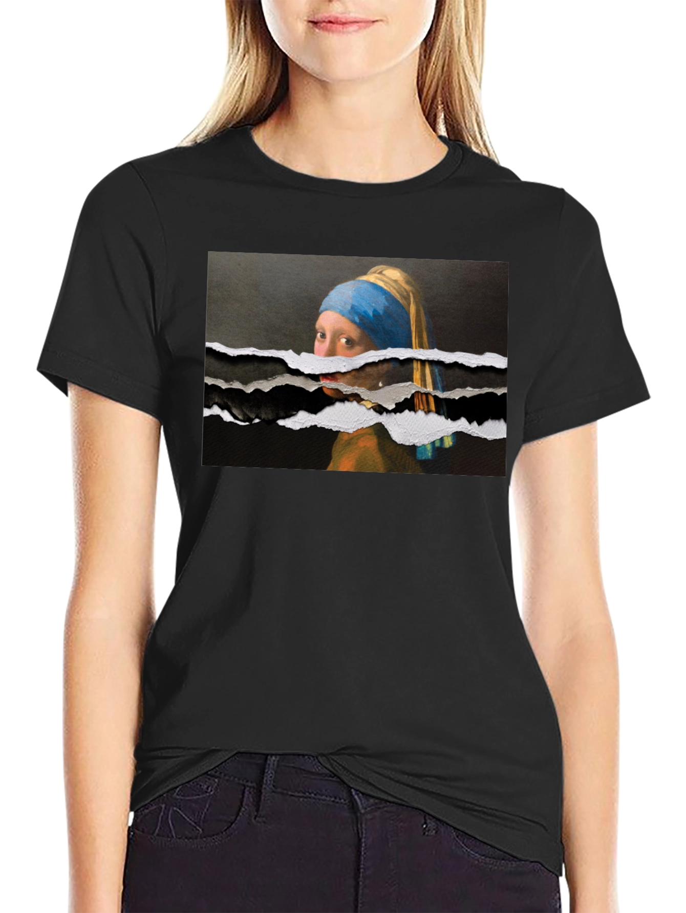 Girl With a Pearl Earring Graphic T-Shirt