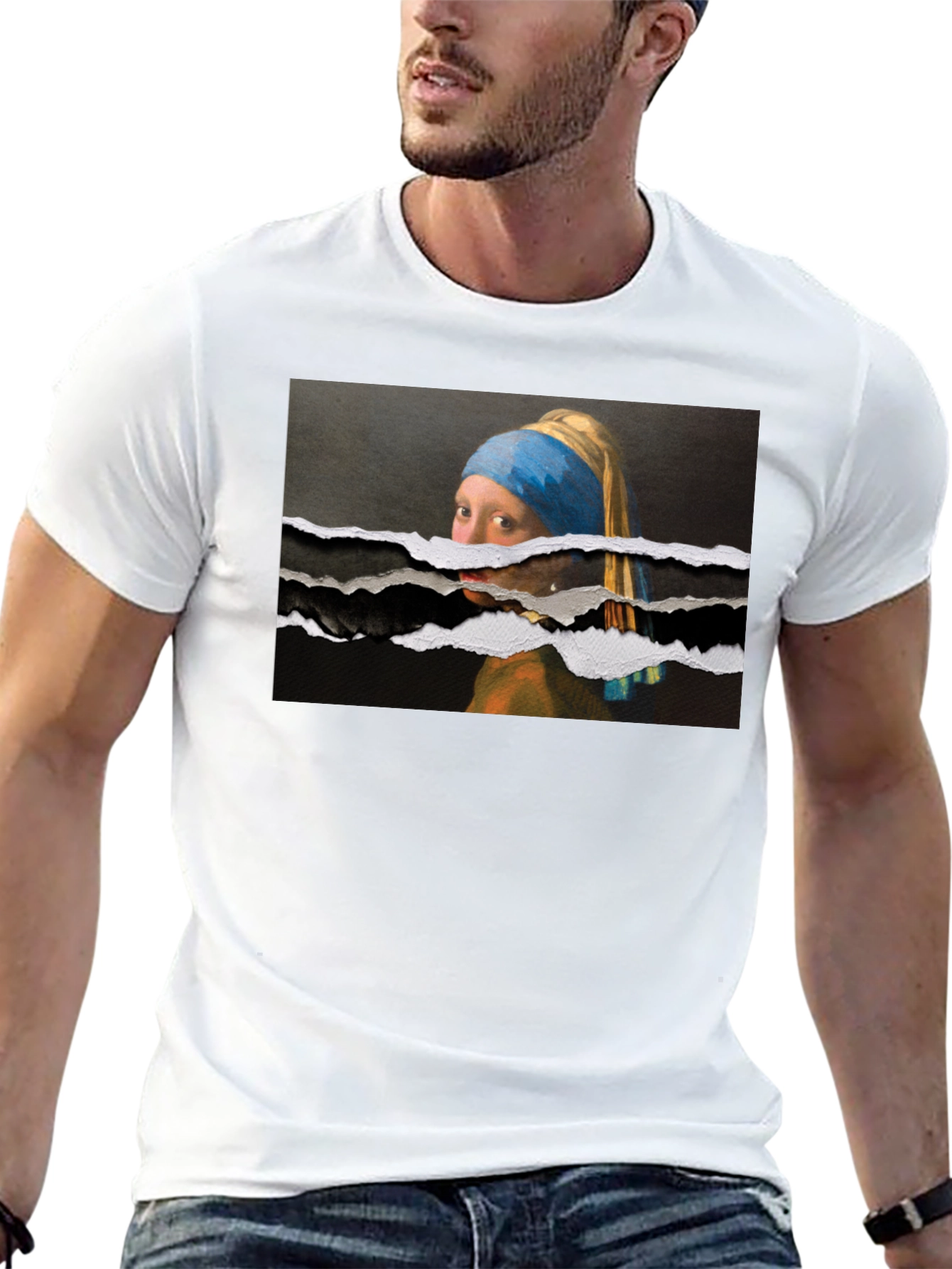 Girl With a Pearl Earring Graphic T-Shirt