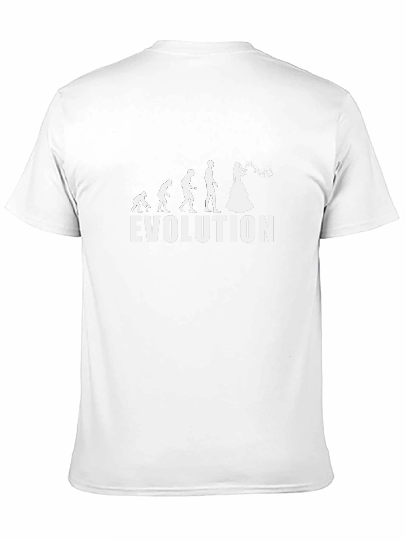 Evolution of Violinist T-Shirt - Black Cotton Tee