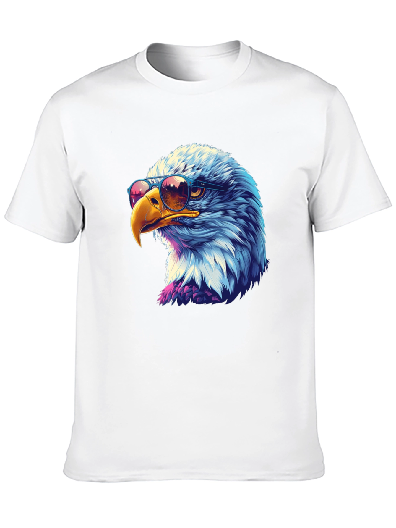 Cool Eagle Graphic Tee - Black T-Shirt