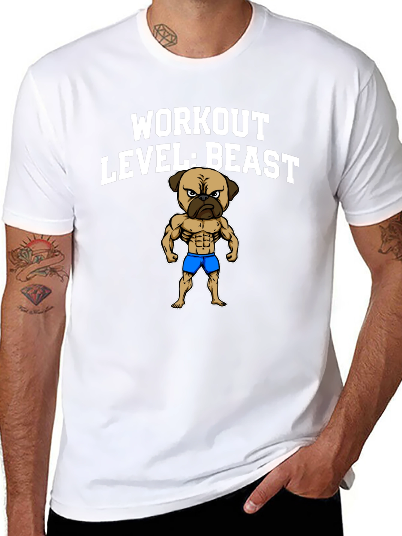 Workout Level Beast Black T-Shirt