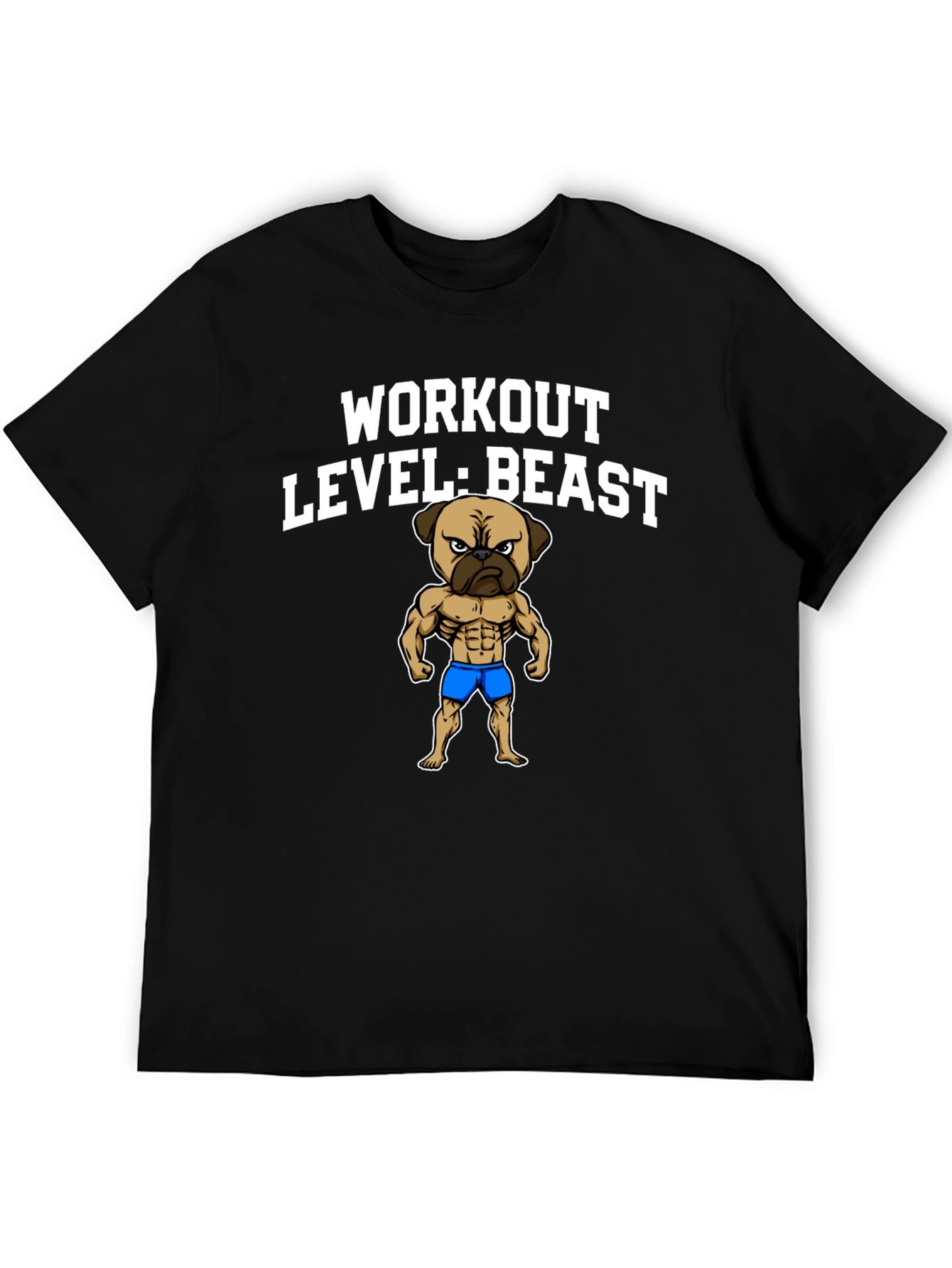 Workout Level Beast Black T-Shirt
