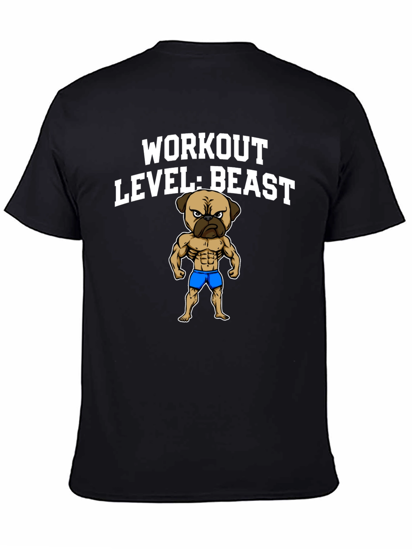Workout Level Beast Black T-Shirt