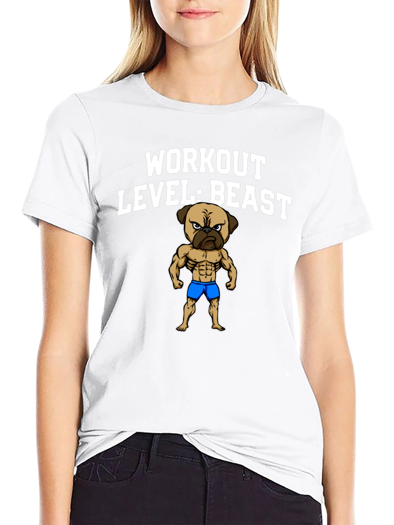 Workout Level Beast Black T-Shirt