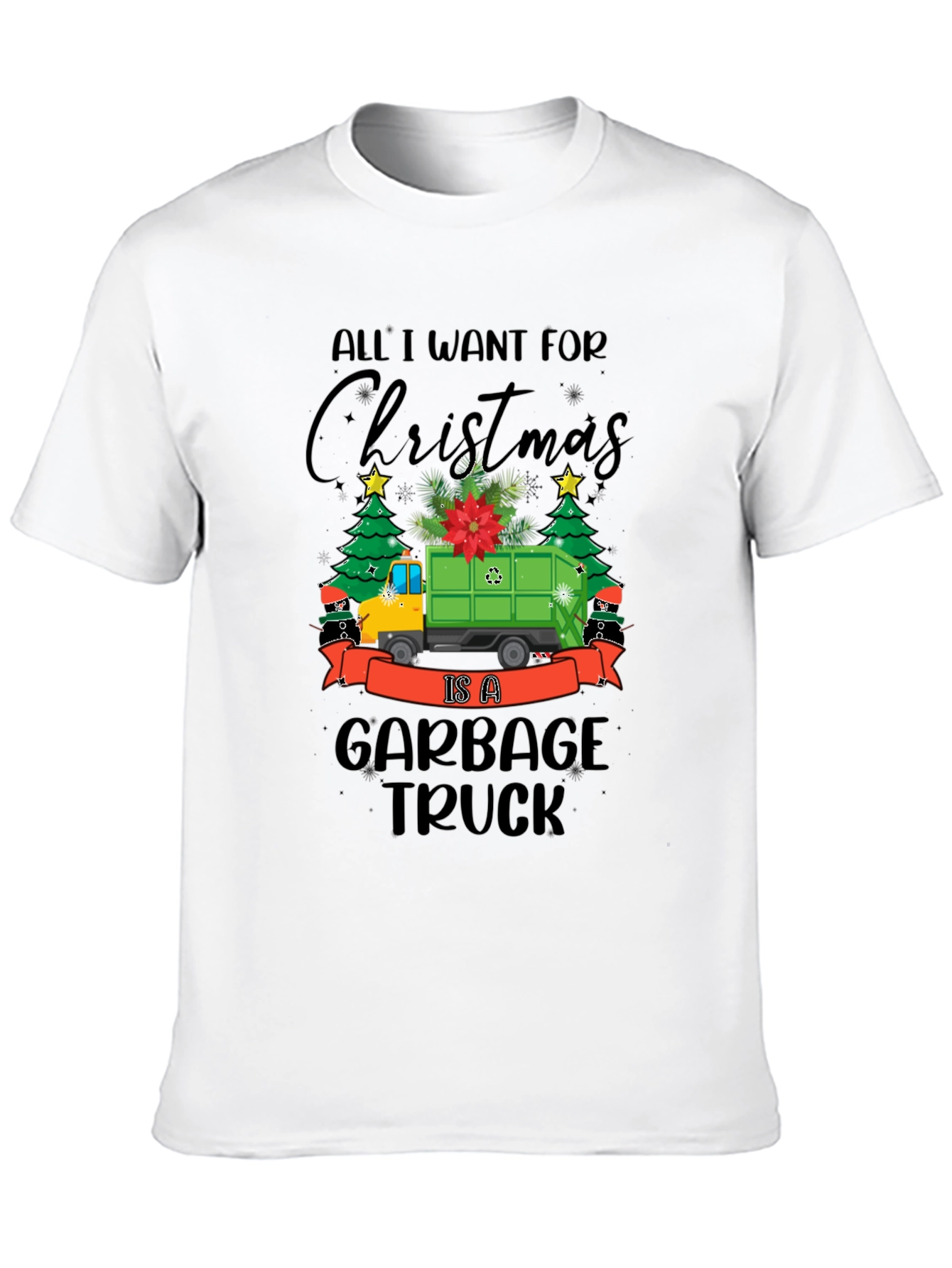 Christmas Garbage Truck T-Shirt
