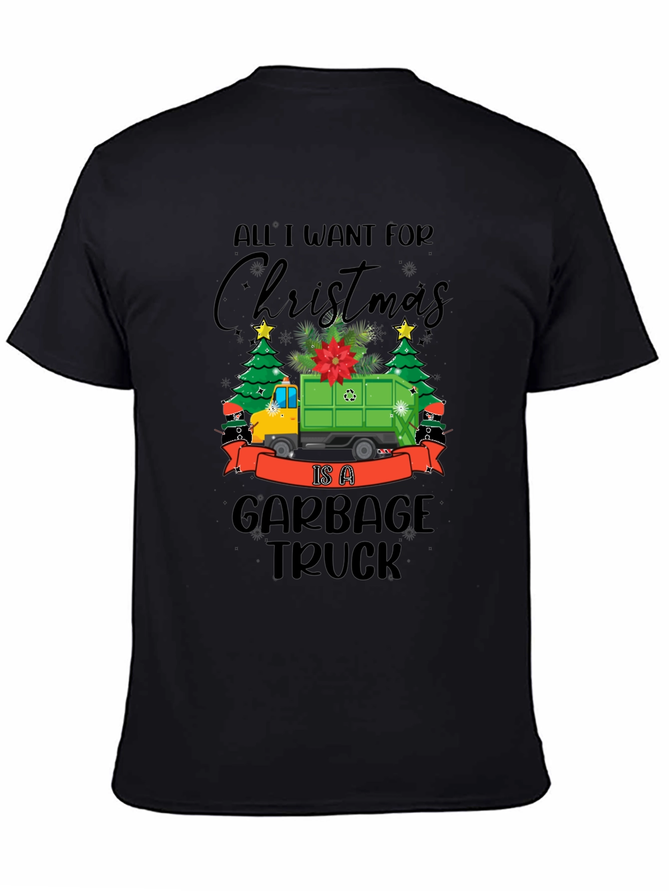 Christmas Garbage Truck T-Shirt