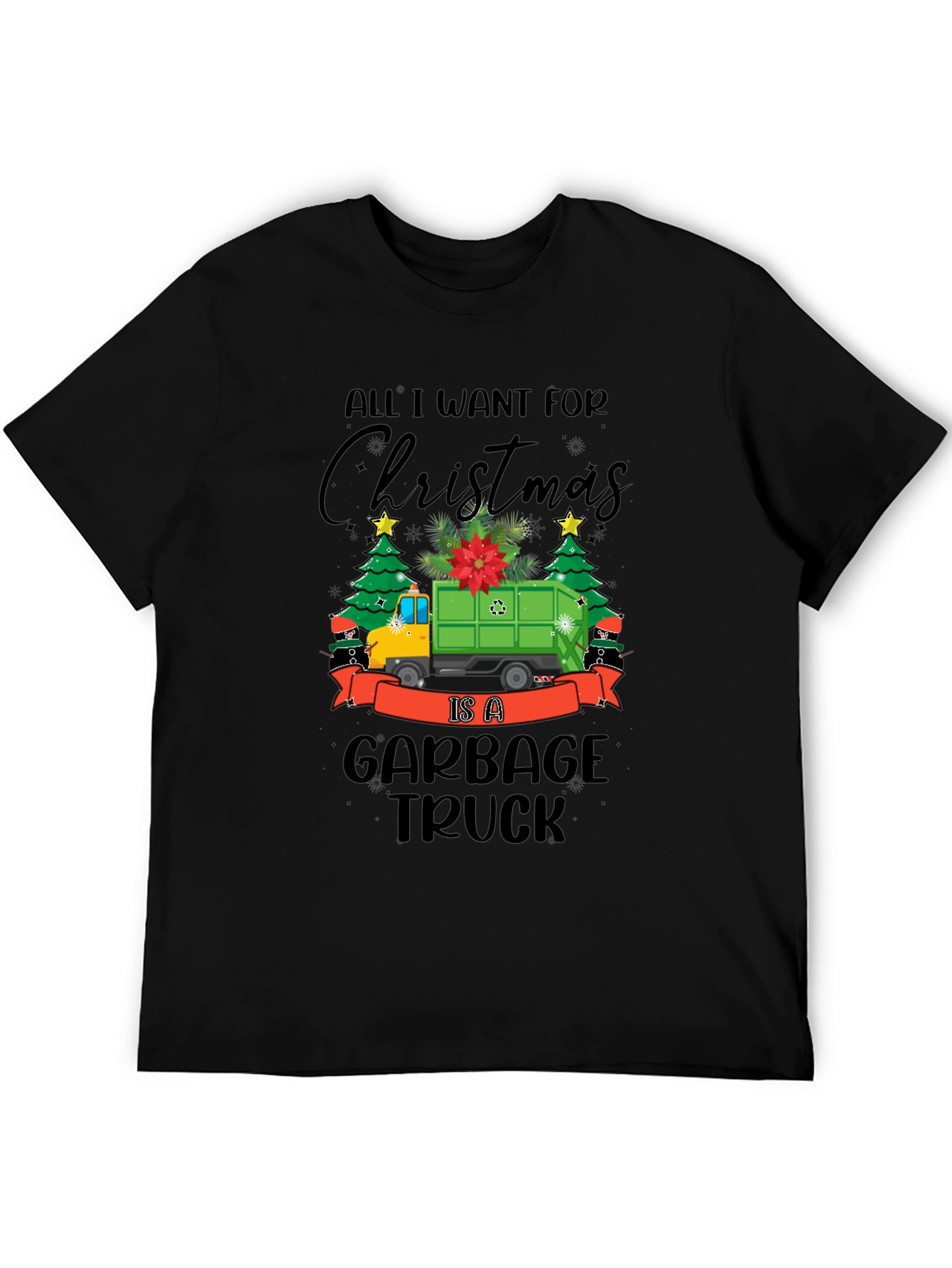 Christmas Garbage Truck T-Shirt