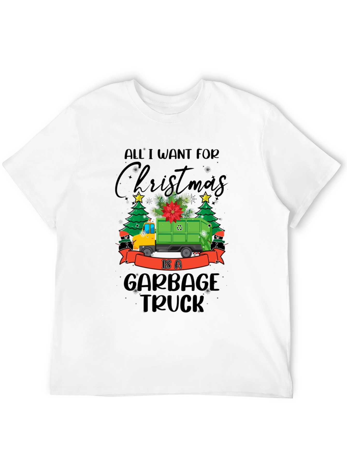 Christmas Garbage Truck T-Shirt