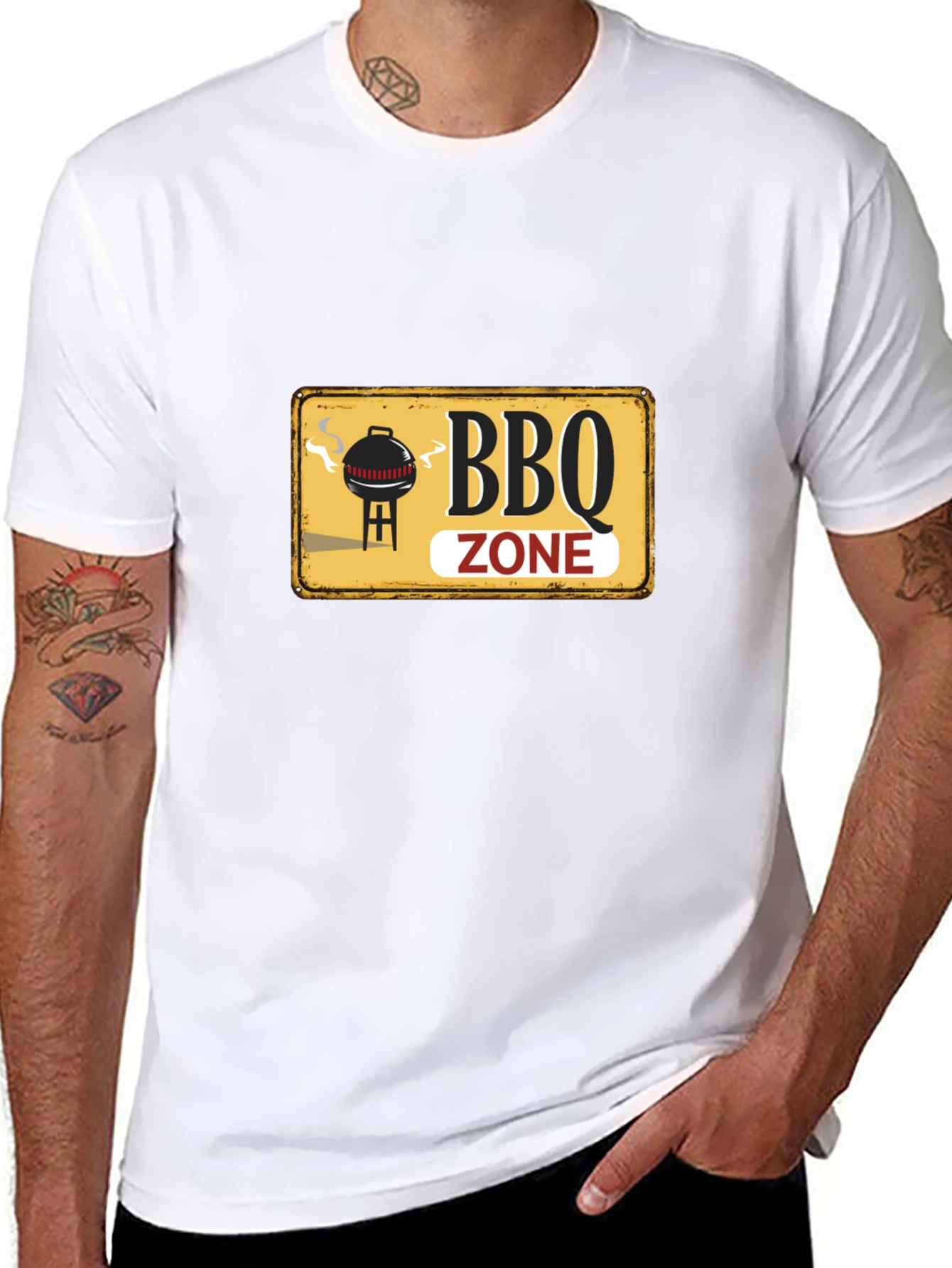 BBQ Zone Graphic T-Shirt - Grill Master Tee