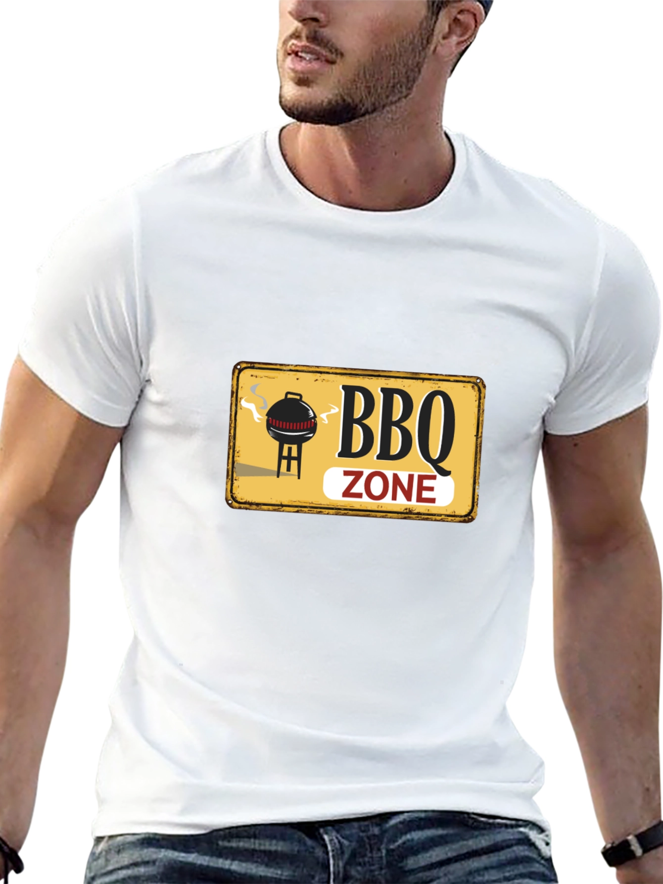 BBQ Zone Graphic T-Shirt - Grill Master Tee