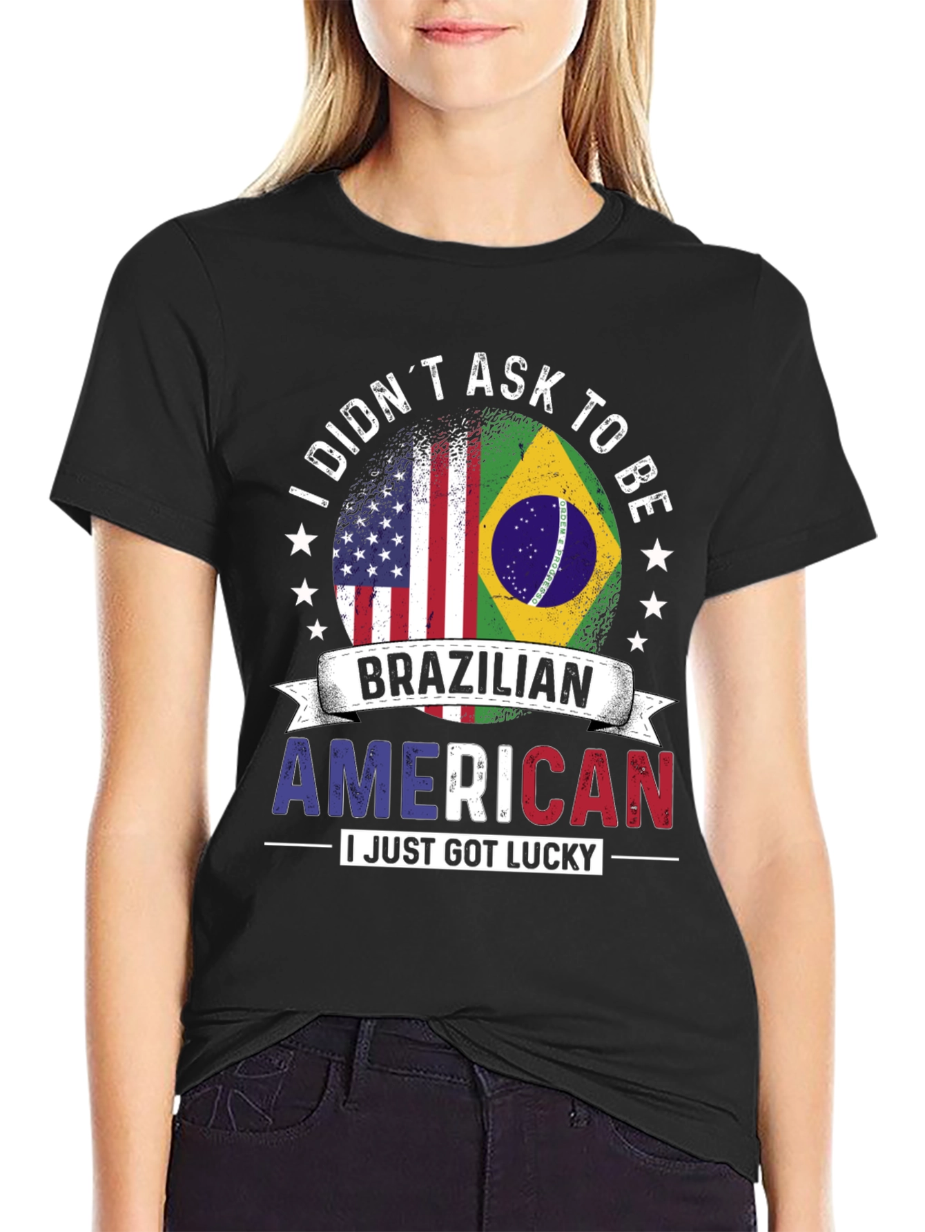 Brazilian American Flag T-Shirt