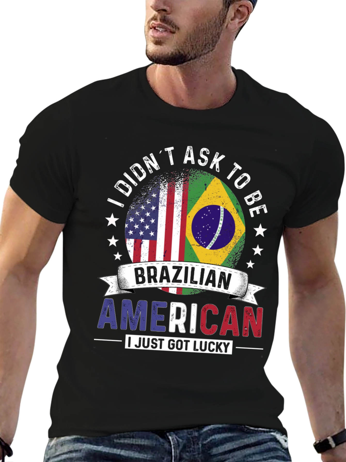 Brazilian American Flag T-Shirt