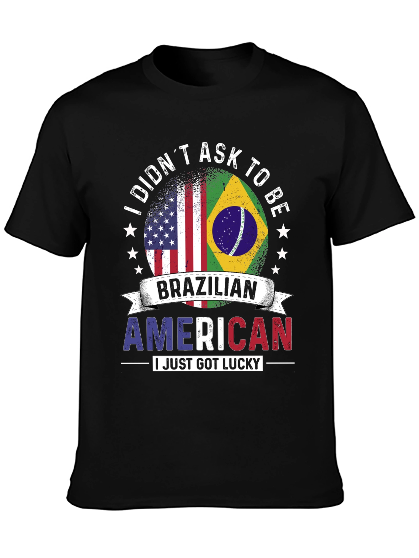 Brazilian American Flag T-Shirt