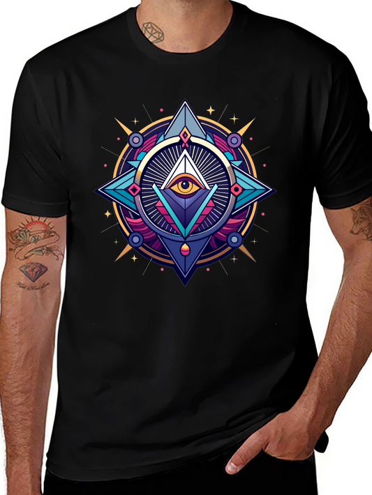 Mystic Eye Graphic Black T-Shirt