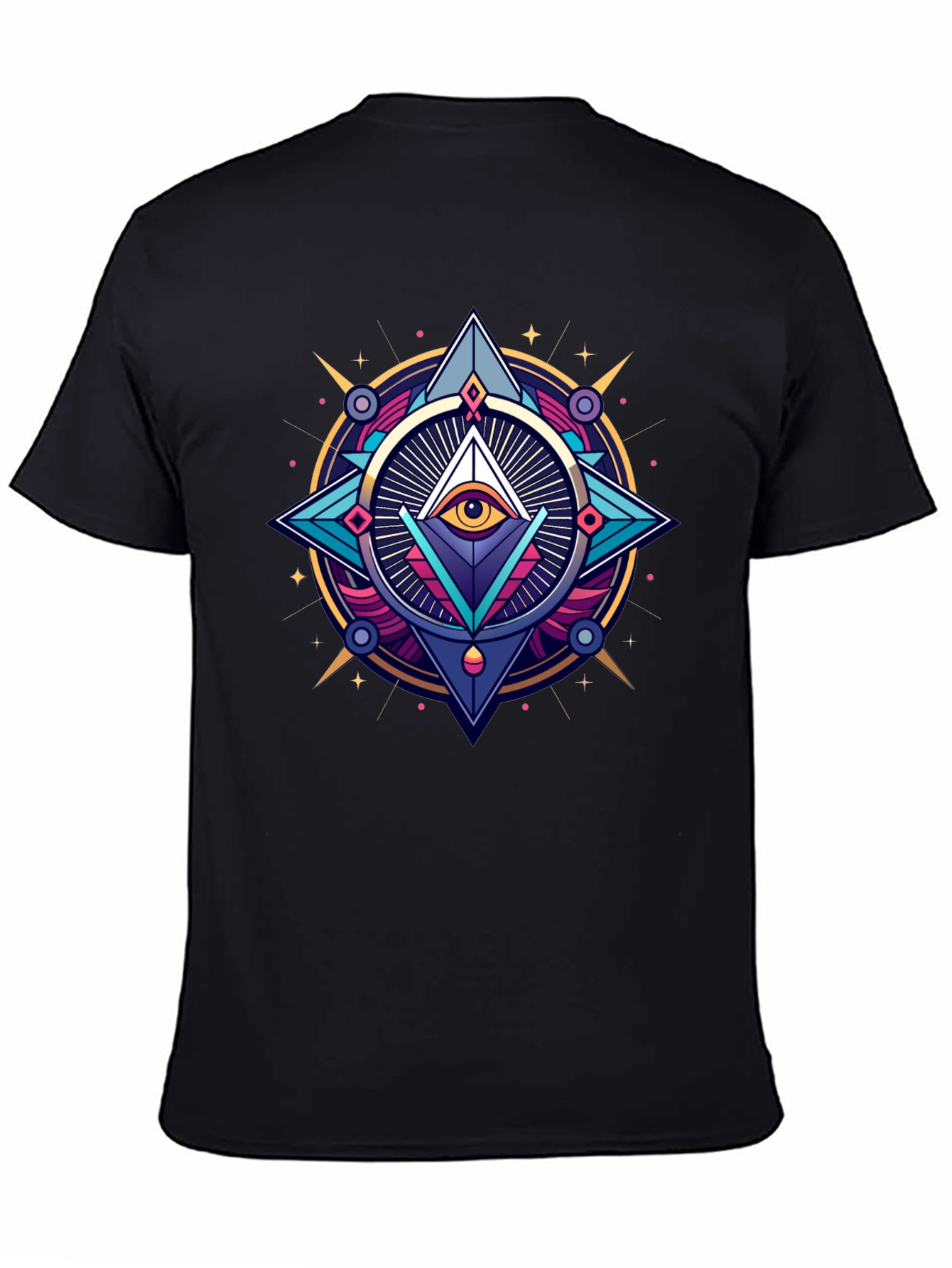 Mystic Eye Graphic Black T-Shirt