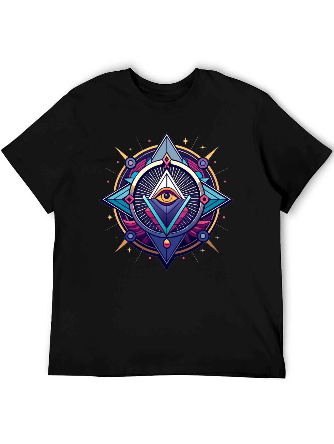 Mystic Eye Graphic Black T-Shirt