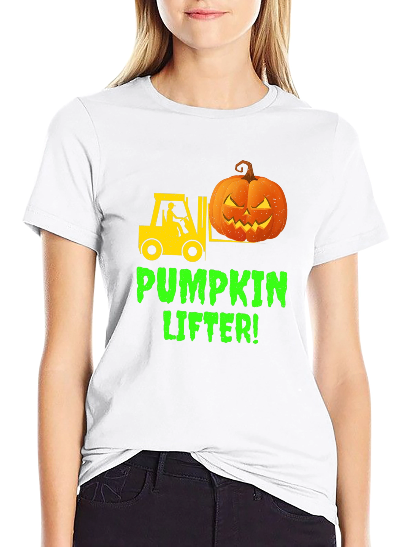 Pumpkin Lifter Halloween T-Shirt
